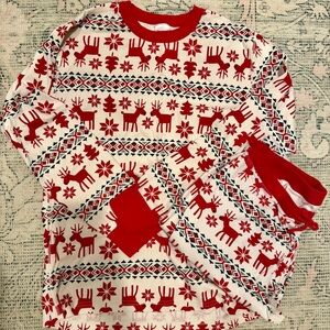 Hanna Andersson “Deer Deer” Organic Cotton Pajamas – Size Large